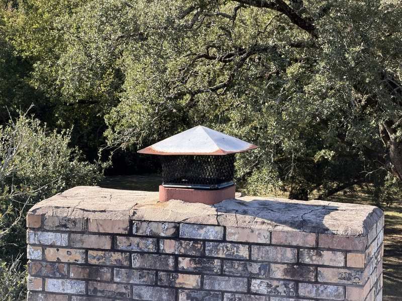 Old chimney cap before