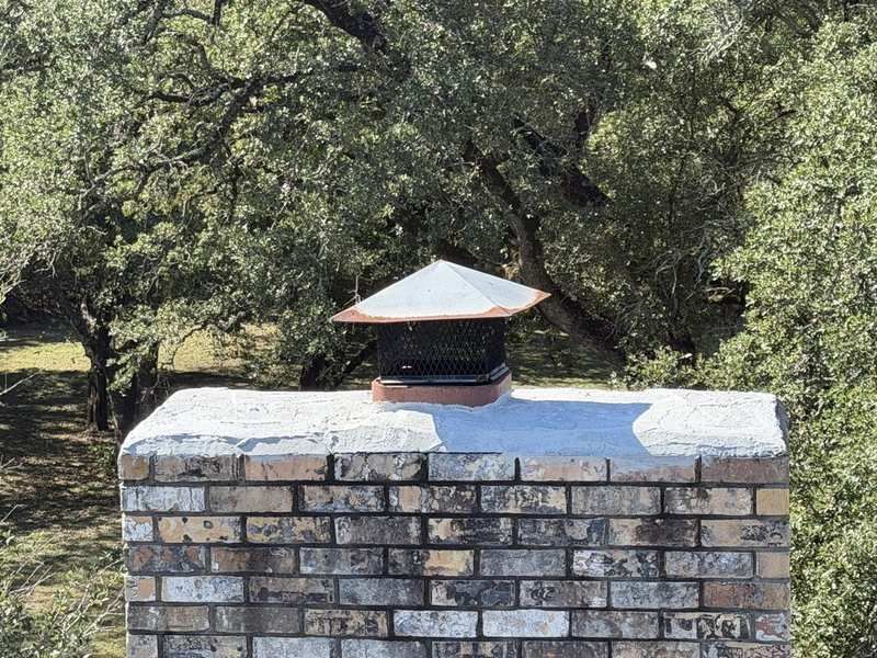 New chimney cap after