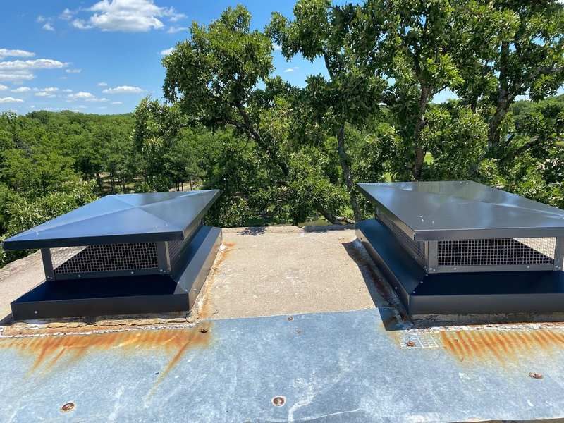 New chimney caps