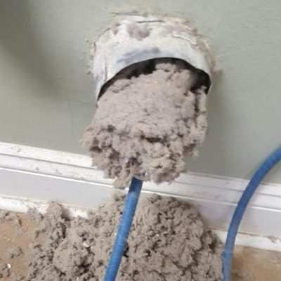Dryer vent lint removal